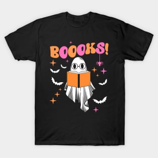 Read More Boooooks Cute Ghost Read More Boooooks Halloween T-Shirt